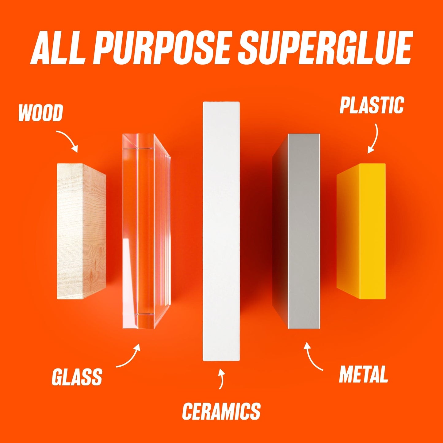 GLUE MASTERS Professional Grade Cyanoacrylate (CA) All Purpose Super Glue 20 Gram for Wood, Plastic, Ceramic & DIY Crafts