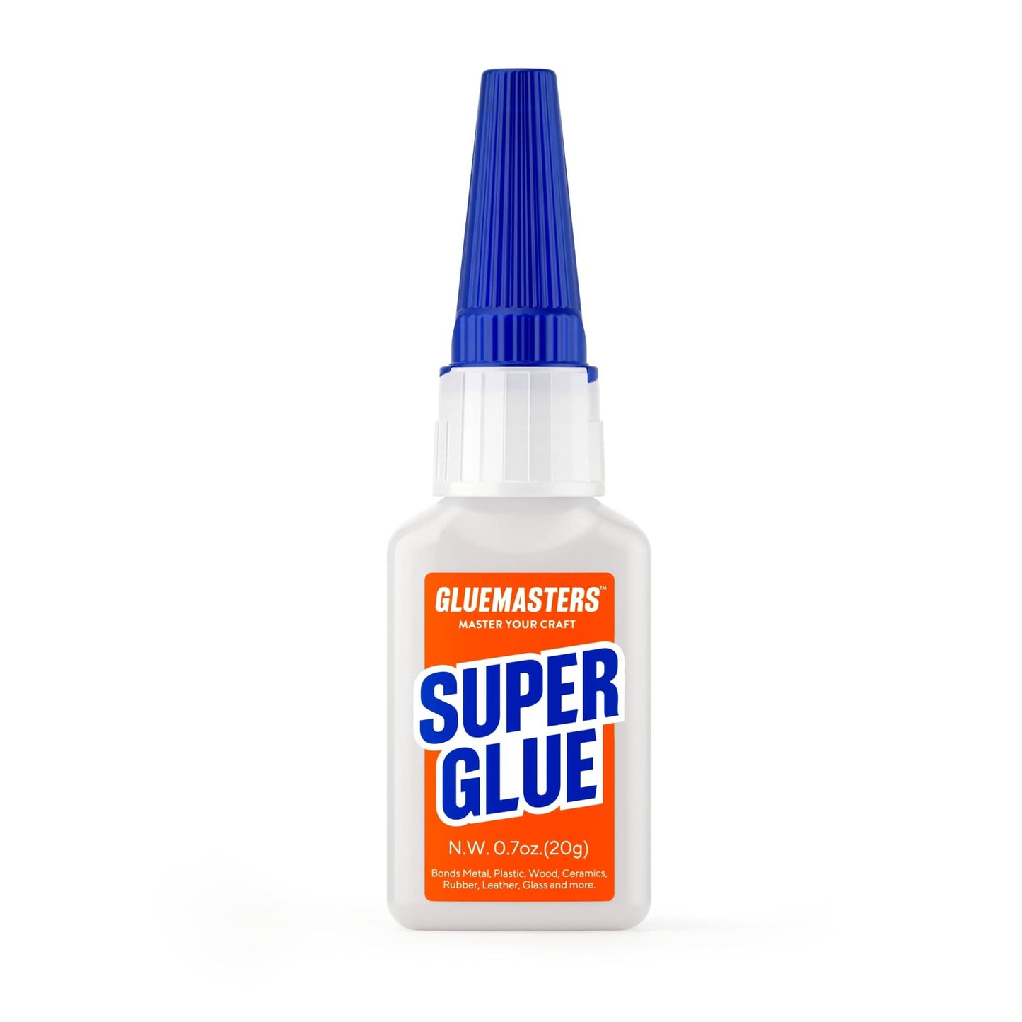 GLUE MASTERS Professional Grade Cyanoacrylate (CA) All Purpose Super Glue 20 Gram for Wood, Plastic, Ceramic & DIY Crafts